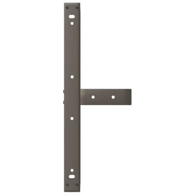 Salontafelpoten 2 st T-vormig 70x25x(30-31) cm staal naturel