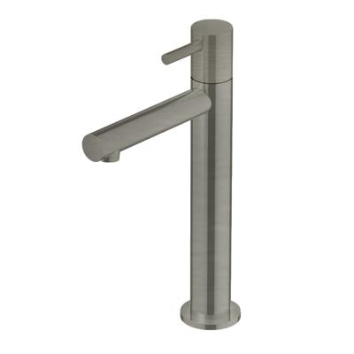 Hotbath Buddy Fonteinkraan - uitloop 11cm - opbouw - hoog model - geborsteld nikkel EH001GN