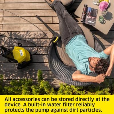 Kärcher K 4 WCM hogedrukreiniger Staand Electrisch 420 L/u 1800 W Zwart, Geel