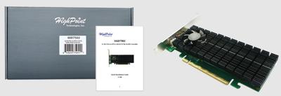 HighPoint SSD7502 PCIe 4.0 16x2-P M.2 NVMe controller HighPoint SSD7502 PCIe 4.0 16x2-P M.2 NVMe controller