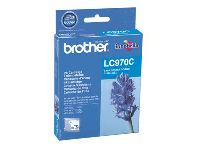 Originele inktcartridge Brother LC970C Cyaan