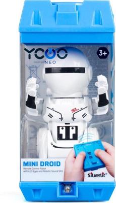 Silentforce Rc Robot Mini Droid One 6 X 7 Cm Wit/blauw 2-delig