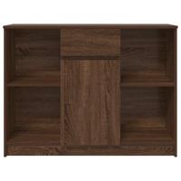Dressoir met lade 101x35x76 cm spaanplaat bruin eikenkleurig - thumbnail