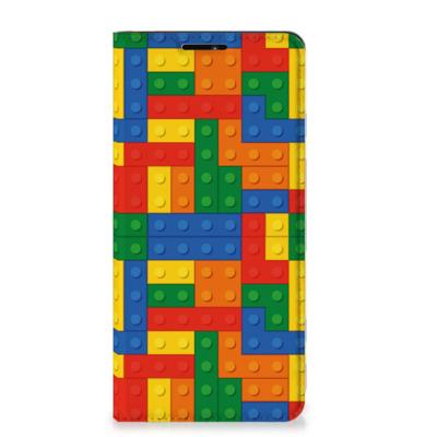 Motorola Edge 20 Pro | Hoesje met Magneet | Blokken Motorola Edge 20 Pro | Hoesje met Magneet | Blokken