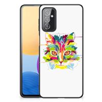 Samsung Galaxy M52 Hoesje Cat Color - thumbnail
