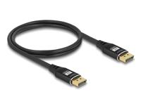 Delock 80622 DisplayPort-kabel DisplayPort Aansluitkabel DisplayPort-stekker 3 m Zwart 8K UHD, Vergulde steekcontacten, Afgeschermd (drievoudig) - thumbnail