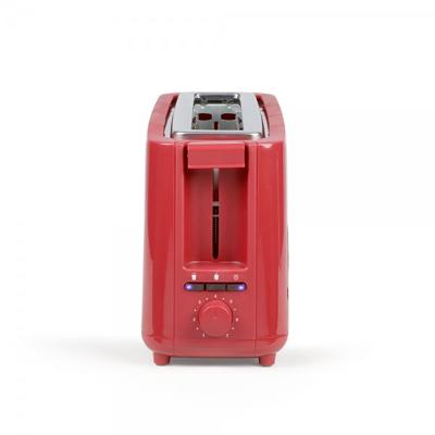 Broodrooster met lange sleuf - LIVOO - DOD168RC - 900 W - Verstelbare thermostaat: 7 standen - Rood
