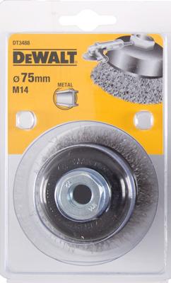 DeWalt Accessoires Komborstel slijper 75x23mm M14 - DT3488-QZ
