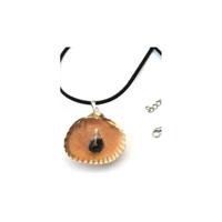 Orgonite Hanger Schelp met Amethist - thumbnail