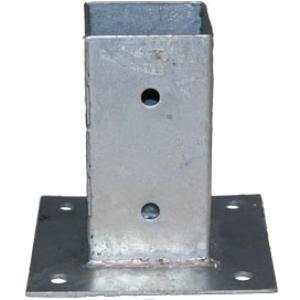 Plaatpaalhouder 7 x 7 cm Plaatpaalhouder 7 x 7 cm