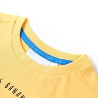 Kindershirt apenprint 92 lichtokerkleurig - thumbnail