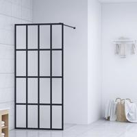 VidaXL Inloopdouchewand 90x195 cm mat gehard glas - thumbnail