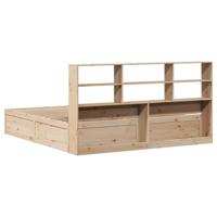 Bedframe zonder matras massief grenenhout 180x200 cm - thumbnail
