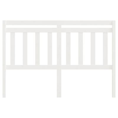 Hoofdbord 140x4x100 cm massief grenenhout wit