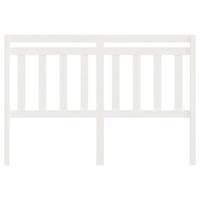Hoofdbord 140x4x100 cm massief grenenhout wit - thumbnail