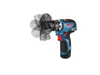 Bosch Blauw GSR 12V-35 FC Accu Schroefboormachine | Set | 2 x 3.0 Ah + Snellader | In L-Boxx 102 - 06019H3008 - thumbnail