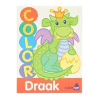 Mondikaarten Dikke lijnen kleurboek color - draak - thumbnail
