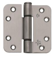 BSW glijlagerscharnier - 818 Allround - afgerond - 89x89x3 mm - RVS - thumbnail