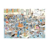 Jan Van Haasteren legpuzzel - kattenshow, 2000st. - thumbnail