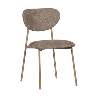 WOOOD Eetkamerstoel 'Valor' Geweven stof, kleur Zand