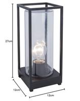 Lutec 6588801012 Flair LED-tafellamp voor buiten 40 W Antraciet - thumbnail