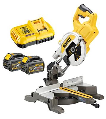 DeWALT DCS777T2 Accu Afkort-/Verstekzaag 216mm 54V XR Flexvolt 6.0Ah
