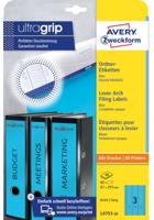 Avery Zweckform L4753-20 ordnerrugetiketten ft 29,7 x 6,1 cm (b x h), 60 etiketten, blauw - thumbnail