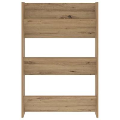 VidaXL Schoenenkast 2 pcs artisan eiken 60 x 18 x 90 cm bewerkt hout VidaXL Schoenenkast 2 pcs artisan eiken 60 x 18 x 90 cm bewerkt hout