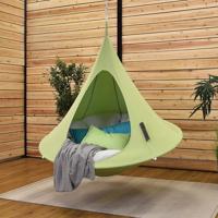 Cacoon Single Hangstoel - Groen - thumbnail