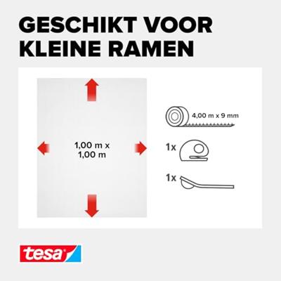 tesa COMFORT 55667-00020-00 Vliegenhor (b x h) 1000 mm x 1000 mm Wit 1 stuk(s) tesa COMFORT 55667-00020-00 Vliegenhor (b x h) 1000 mm x 1000 mm Wit 1 stuk(s)