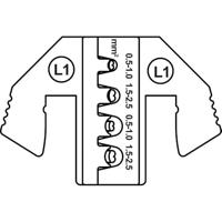 TOOLCRAFT TO-9627219 Krimpinzetstuk JPT contact, MCP plat contact 0.5 tot 2.5 mm² - thumbnail