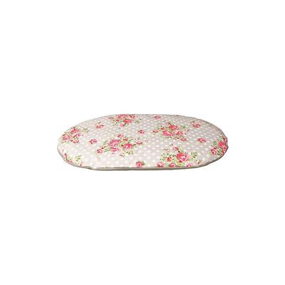 Trixie Kussen roos, 54 x 35 cm, Taupe/Wit