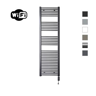 Elektrische Radiator Sanicare HWV Met Wifi 172x45 cm Gunmetal 920W Met Thermostaat Zwart Rechtsonder Sanicare Elektrische Radiator Sanicare HWV Met Wifi 172x45 cm Gunmetal 920W Met Thermostaat Zwart Rechtsonder Sanicare