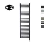 Elektrische Radiator Sanicare HWV Met Wifi 172x45 cm Gunmetal 920W Met Thermostaat Zwart Rechtsonder Sanicare - thumbnail