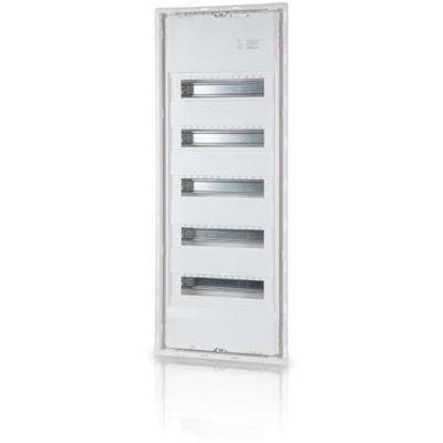 F-Tronic 7250062 JUMBO60+10 Distributiekast Holle wand, Inbouw (in muur) Aantal groepen: 60 Aantal rijen: 5 Inhoud: 1 stuk(s) F-Tronic 7250062 JUMBO60+10 Distributiekast Holle wand, Inbouw (in muur) Aantal groepen: 60 Aantal rijen: 5 Inhoud: 1 stuk(s)
