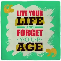 Plenty Gifts tegeltje keramiek live your life 10x10cm groen - thumbnail