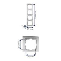 REV 0208842304 Frame 4-voudig Platina 1 stuk(s) - thumbnail