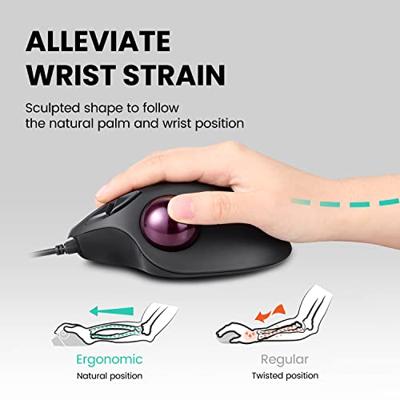 Perixx PERIMICE-517 D Trackball USB Laser Zwart 7 Toetsen 400 dpi, 1000 dpi Ergonomisch, Geïntegreerde trackball Perixx PERIMICE-517 D Trackball USB Laser Zwart 7 Toetsen 400 dpi, 1000 dpi Ergonomisch, Geïntegreerde trackball
