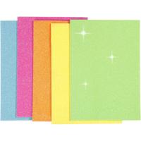 Creativ Company Foam vellen, a5, vel 150x210 mm, dikte 2 mm, diverse kleuren, 5 vel/ 1 doos - thumbnail