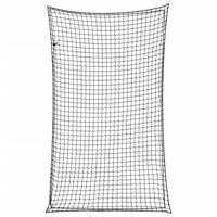 Aanhangwagennet elastisch touw 5x3 m polypropeen zwart - thumbnail