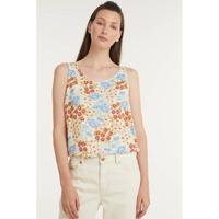 MSCH Copenhagen gebloemde top Ashlyn Raye lichtblauw - thumbnail
