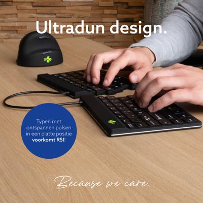R-Go Tools Ergonomisch toetsenbord R-Go Split Break met pauzesoftware, gesplitst toetsenbord, QWERTY (US), Bluetooth, zwart R-Go Tools Ergonomisch toetsenbord R-Go Split Break met pauzesoftware, gesplitst toetsenbord, QWERTY (US), Bluetooth, zwart
