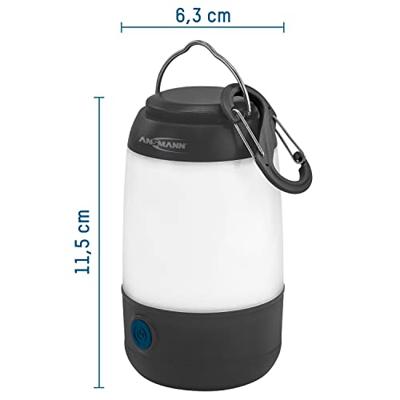Ansmann Mini Camping Lantern Campinglamp werkt op batterijen LED 70 lm 120 g Ansmann Mini Camping Lantern Campinglamp werkt op batterijen LED 70 lm 120 g