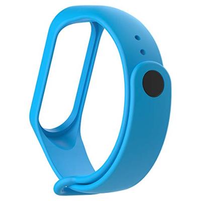 Xiaomi Mi band 3 / 4 / 5 / 6 / 7 bandje OneColor - Blauw Xiaomi Mi band 3 / 4 / 5 / 6 / 7 bandje OneColor - Blauw