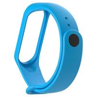 Xiaomi Mi band 3 / 4 / 5 / 6 / 7 bandje OneColor - Blauw - thumbnail