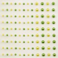 Vaessen Creative • zelfklevende halve parels 3+5mm 108pcs prairie - thumbnail