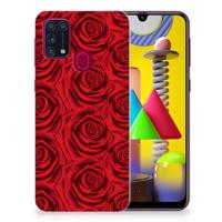 Samsung Galaxy M31 | TPU Case | Red Roses - thumbnail