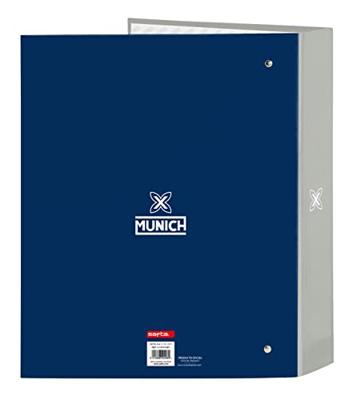 Ringmap Munich College Grijs A4 (27 x 33 x 6 cm) Ringmap Munich College Grijs A4 (27 x 33 x 6 cm)