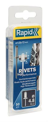 Rapid High performance klinknagel Ø4.8 x 12 mm - 5000388