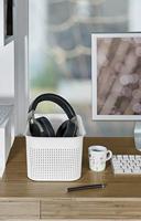 Rotho brisen opbergmand 26.2x18x13 cm 4.5l wit - thumbnail